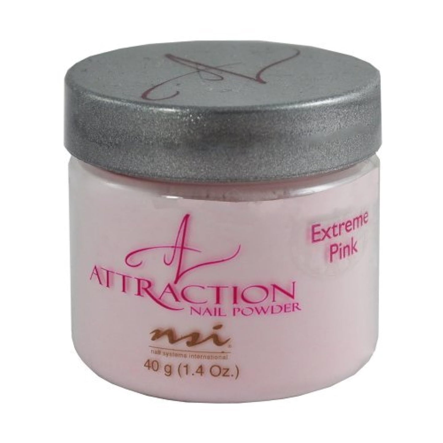 NSI Attraction Acrylic Nail Powder Extreme Pink Pack of 1 Beauty & Personal Care NSI
