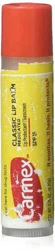 Carmex Everyday Protecting Lip Balm Stick, Original SPF 15, 0.15 ounces (Pack of 10)