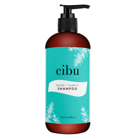 CIBU Detox + Clarify Shampoo 30007 Cleanses & Gently Removes Product Build Up, Chlorine, Hard Water Minerals | for All Hair Types & Color Treated |