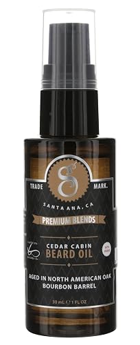 Suavecito Premium Blends Beard Oil - Leave-In Beard Conditioner For Softening Hair, Hydrating Skin, Eliminating Beard Dandruff, Healthy Beard Growth