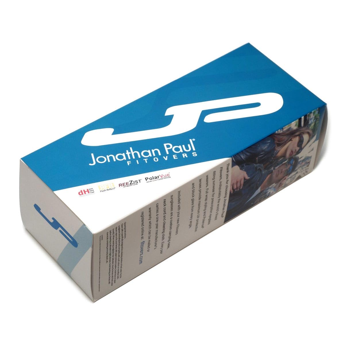 Jonathan Paul Pandera Polarized Fitover Sunglasses in Black Marble with Blue Mirror Lenses