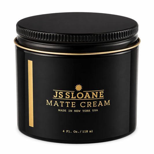 JS Sloane Matte Cream for Men - Water-Soluble Hair Styling Cream, Natural Matte Finish, Light to Medium Hold, Texturizing Grooming Product Beauty & Personal Care JS Sloane