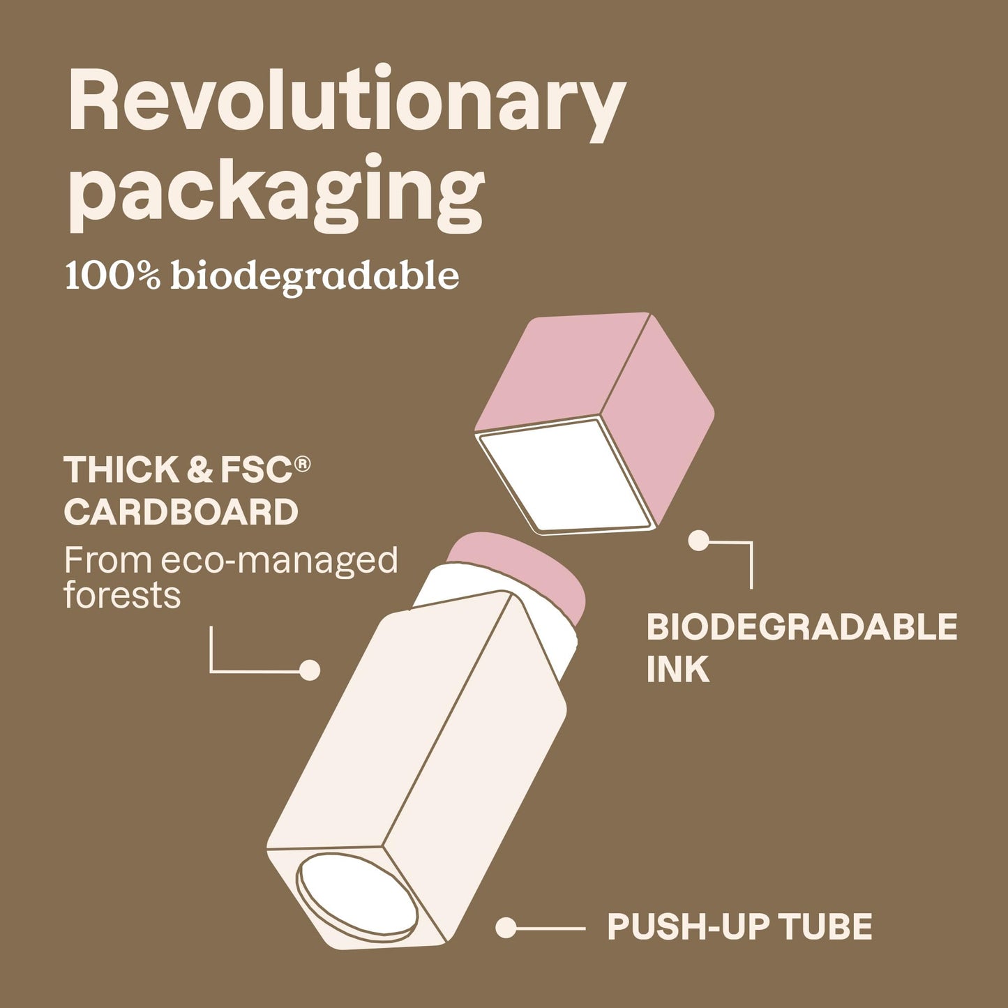 ATTITUDE Oceanly Plastic-Free Lightweight Blush Stick, Titanium Dioxide-Free, EWG Verified, Vegan & Cruelty-free Makeup, Ginger, 0.3 Ounces