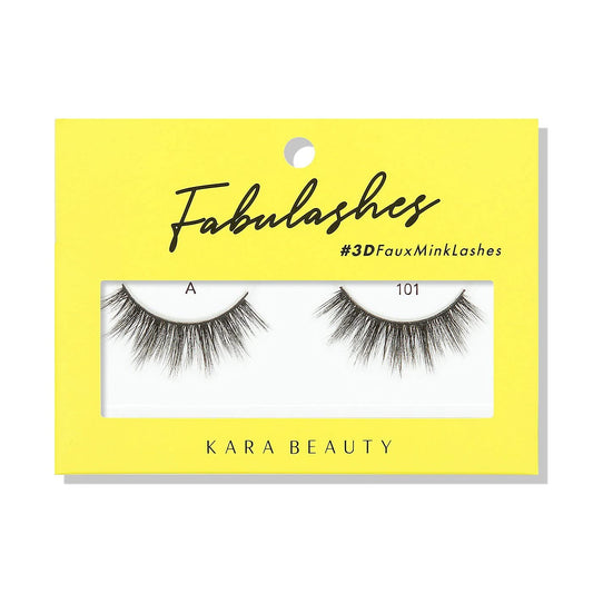 KARA BEAUTY 3D Faux Mink Strip Lashes - Reusable False Eyelashes - Lightweight, Beginner-Friendly Eye Lashes for Special Occasion, Wedding, Prom
