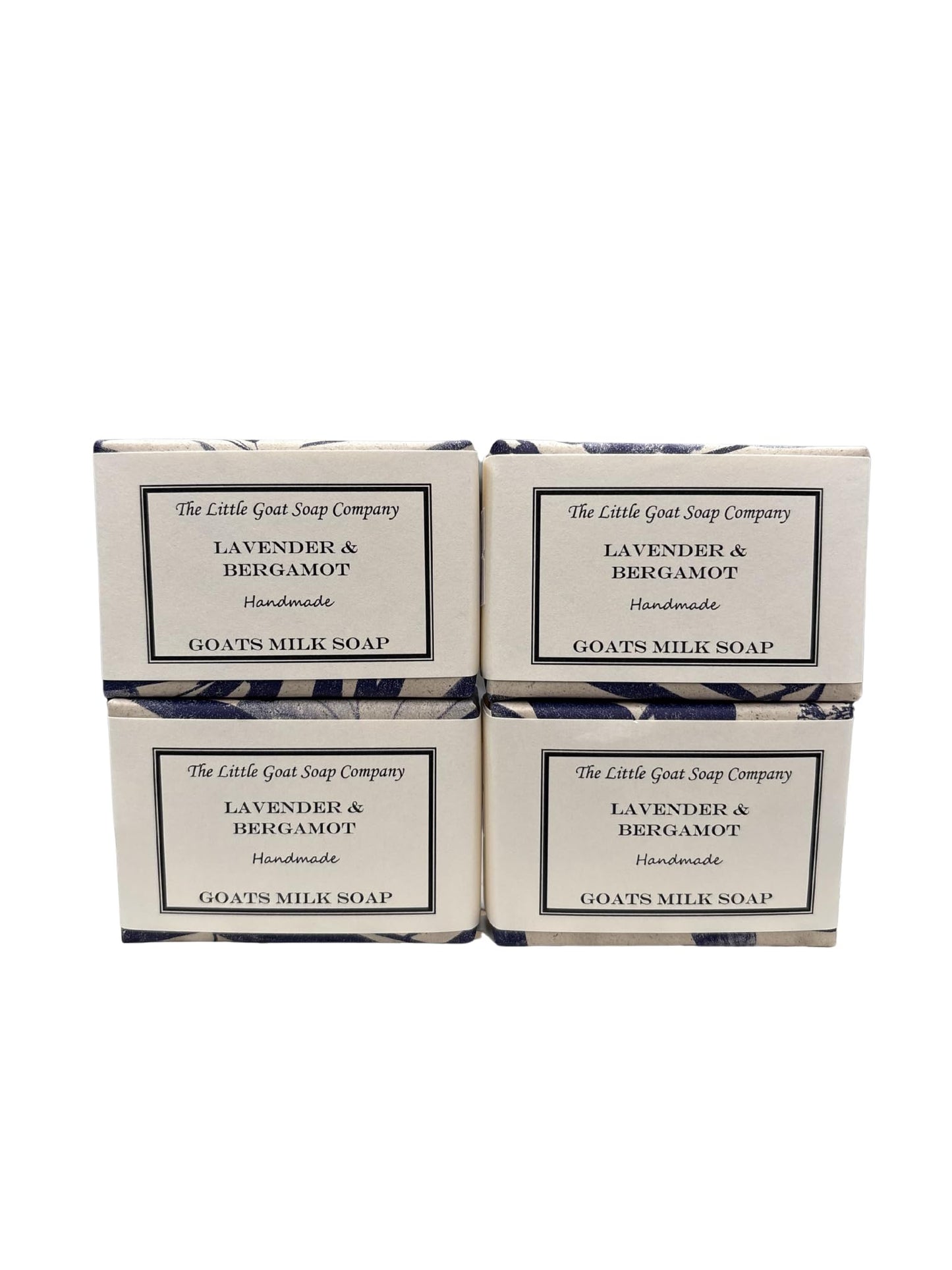 Goats Milk Soap. Made with Raw Goats Milk. Lavender and Bergamot 100g x 4 by The Little Goat Soap Company Beauty & Personal Care The Little Goat Soap Company