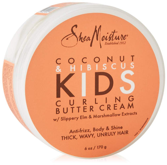 SheaMoisture Kids Curl Butter Cream, Coconut & Hibiscus, Multi, 6 Ounce