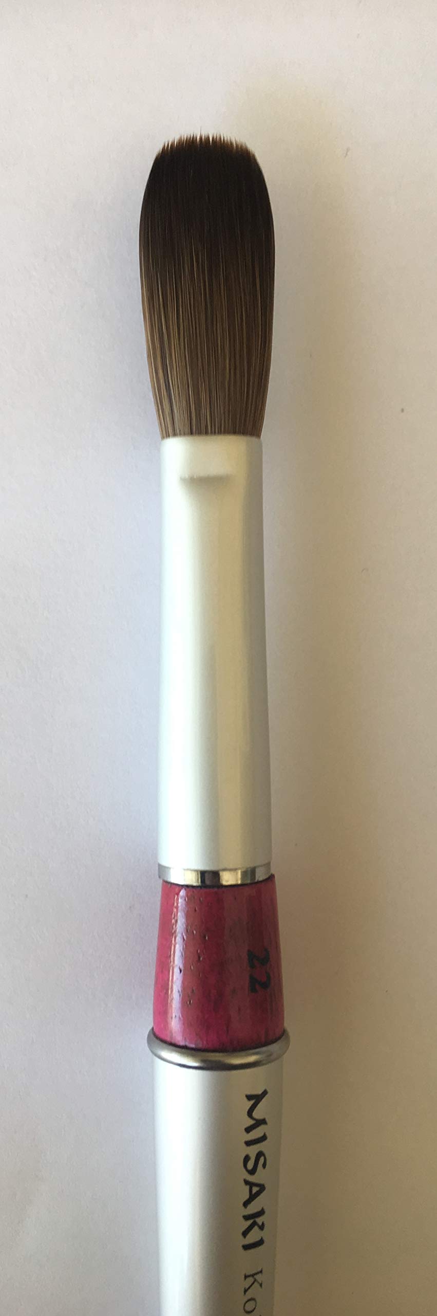 Misaki CRIMPED 100% Kolinsky Arcylic Nail Brush (Crimped 22) Beauty & Personal Care MISAKI
