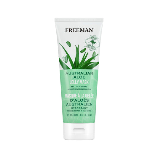 Freeman Exotic Blends Australian Aloe Jelly Mask, Leave-On Overnight Facial Mask, Calm, Soothe Irritation, & Hydrate Dry Skin, Clean Skincare, For All Beauty & Personal Care Freeman