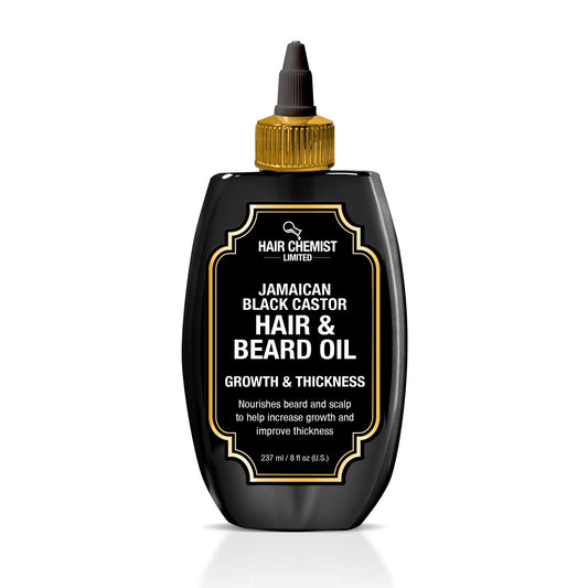 Hair Chemist Growth & Thickness Jamaican Black Castor Hair & Beard Oil 8 oz.
