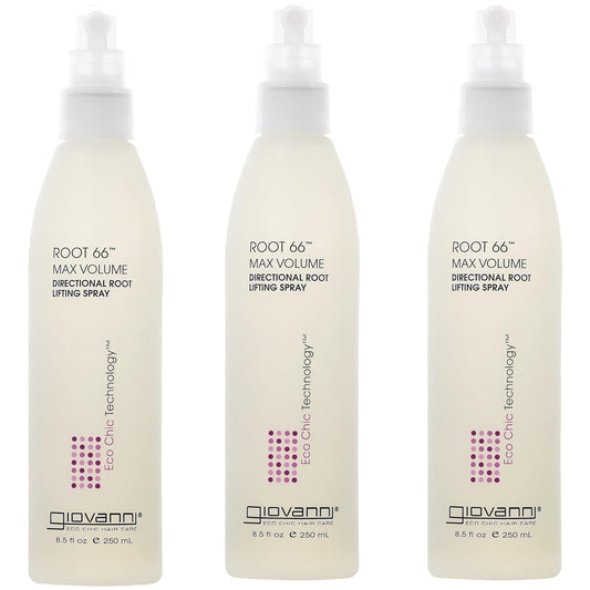 GIOVANNI Root 66 Max Volume Directional Hair Root Lifting Spray - Lifting Spray for Thin & Fine Hair, Lifts Hair to New Heights, Root Lifter & Hair