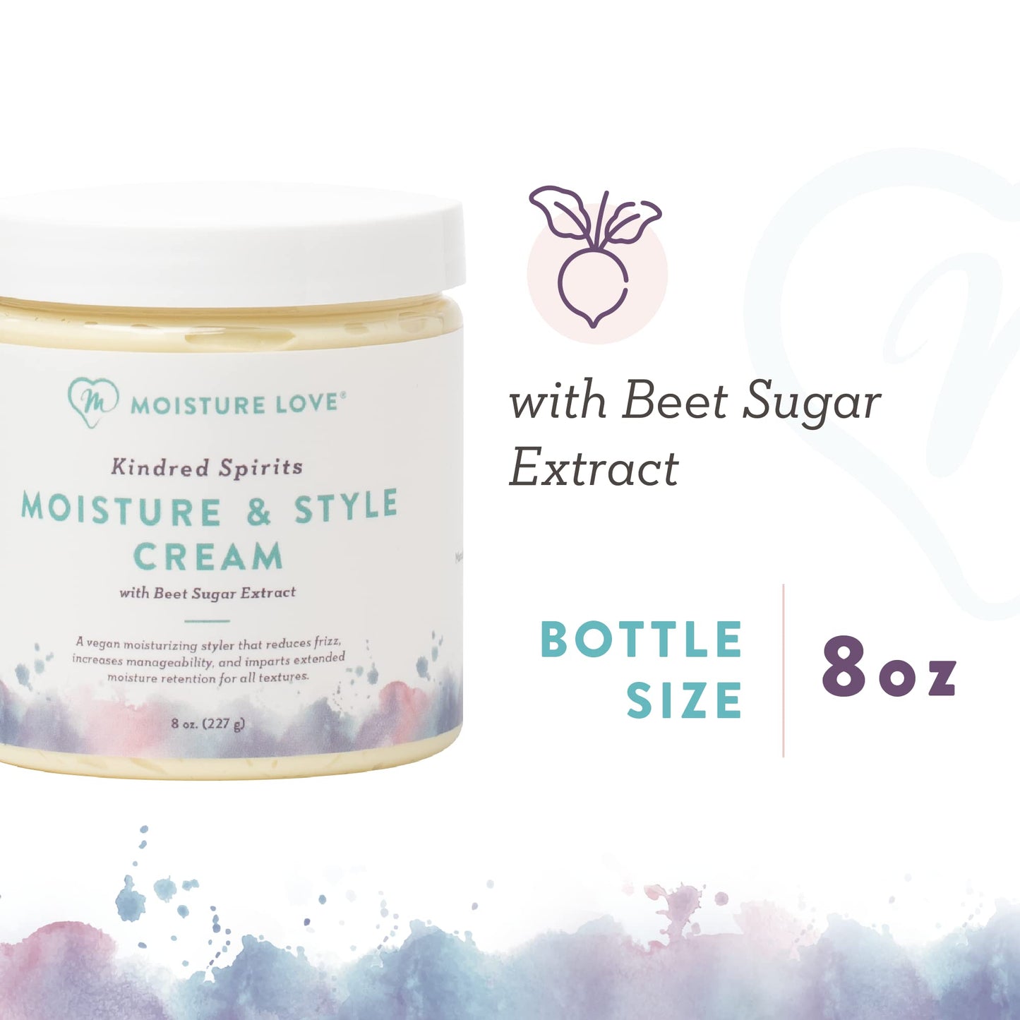 Moisture & Style Cream for Curly Hair. Natural Hair Definer and Enhancer Curling Cream Product. Moisturizer, Reduce Frizz & Increases Hair
