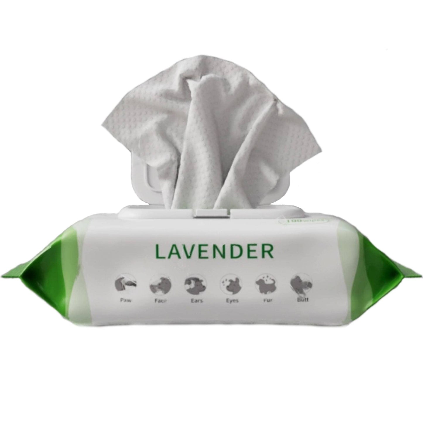 Petazy 400 Dog Wipes – Organic Lavender Scented Pet Wipes for Paws, Butt, Ears & Eyes – Extra Thick, Deodorizing + Bonus Glove Wipes for Dogs & Cats