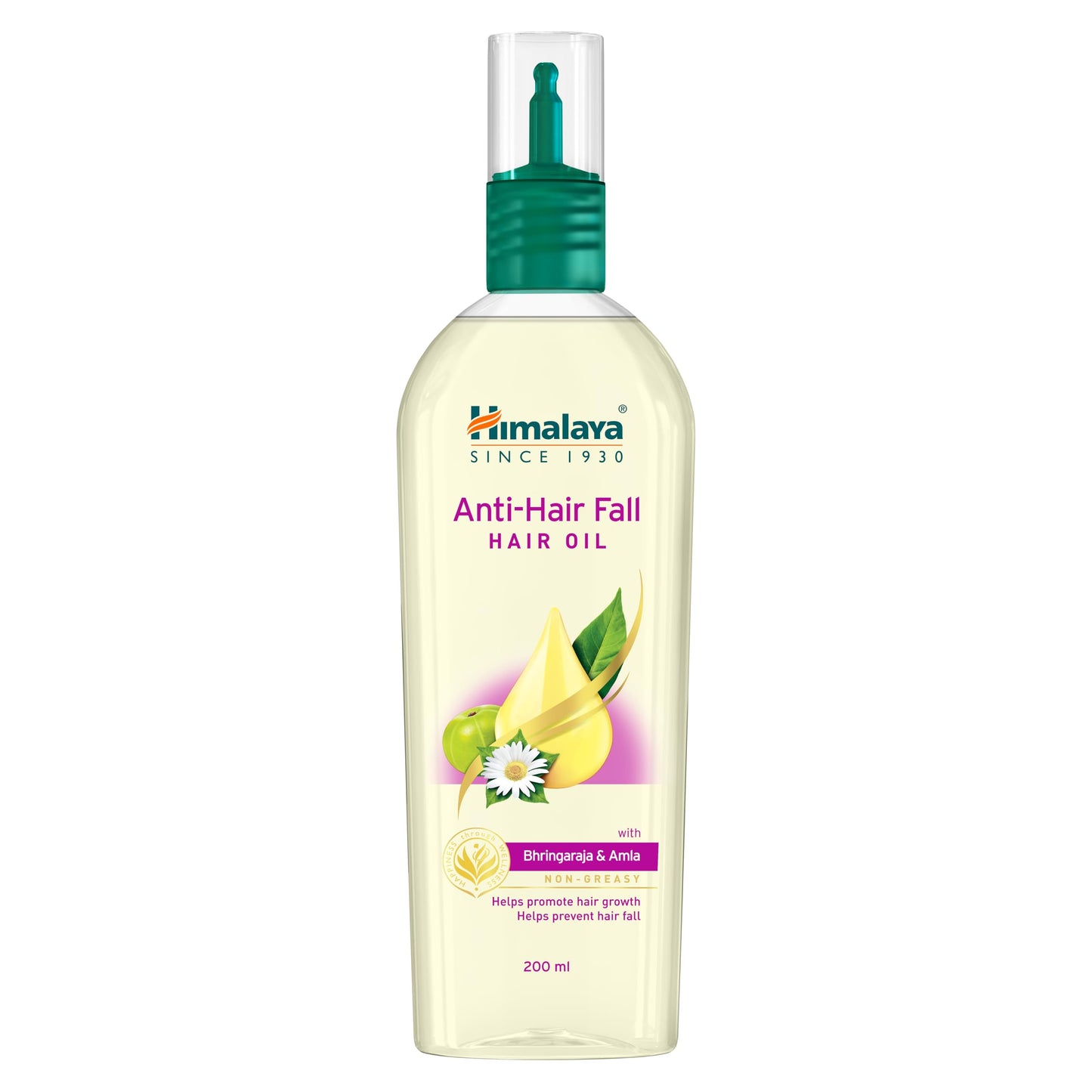 Himalaya Anti-Breakage Hair Oil with Thistle and Amla for Damaged Hair and Split Ends 6.76 oz (200 ml) 2 PACK