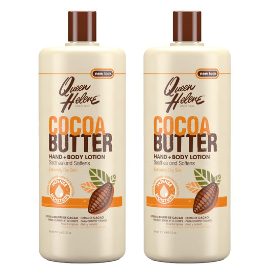 Queen Helene Lotion 32oz Cocoa Butter Hand & Body by Queen Helene pack of 2 Beauty & Personal Care Queen Helene