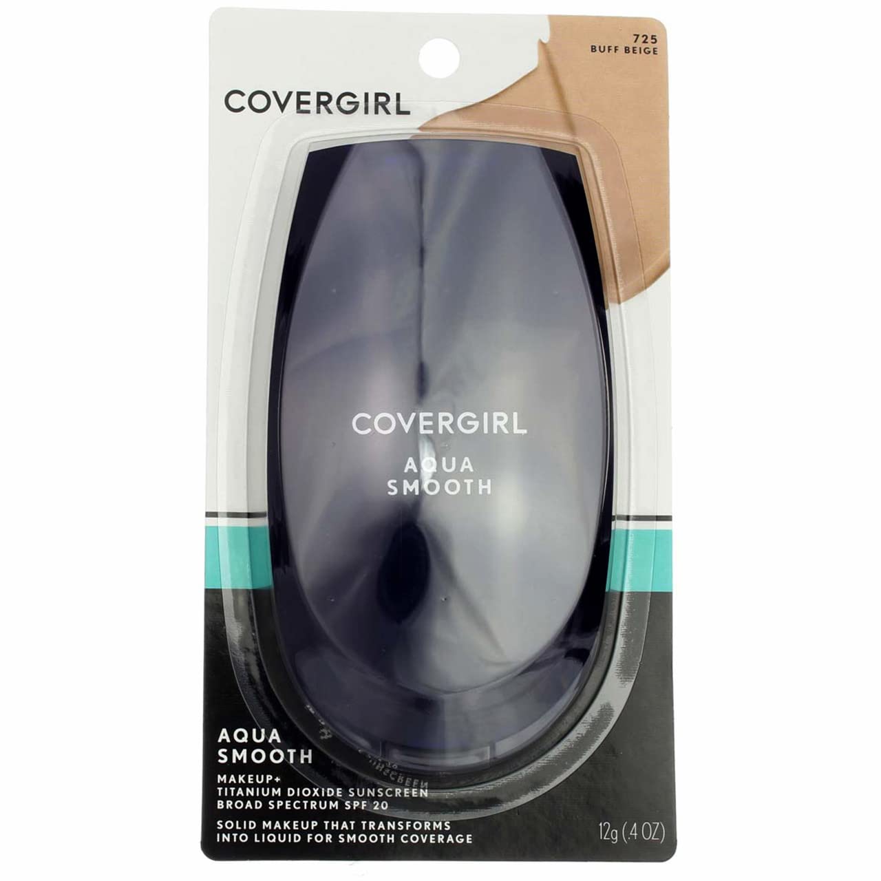 Cover Girl 57556 725bufbei Buff Beige Aqua Smoothers Make Up