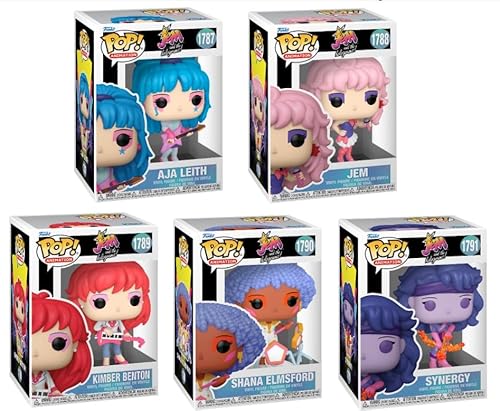 Funko Jem and The Holograms Series 2 Pop! Set (5)