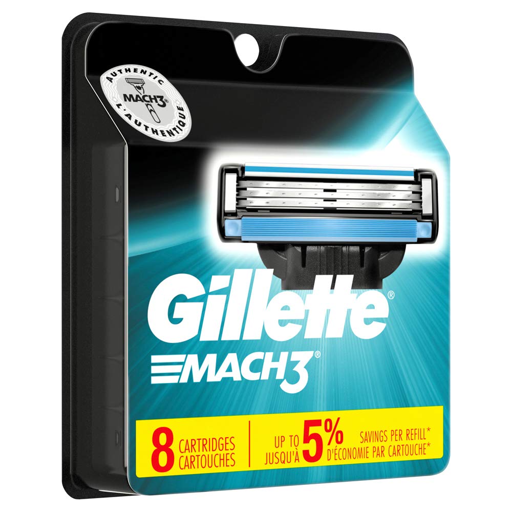 Gillette Mach3 Replacement 8 Cartridges Beauty and Personal Care Gillette Default Title