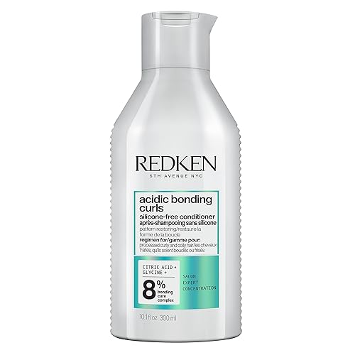 Redken Acidic Bonding Curls Silicone-Free Conditioner | For Coily and Curly Hair | Build Bonds and Repair Curl Strength | With Curl-Bond Technology