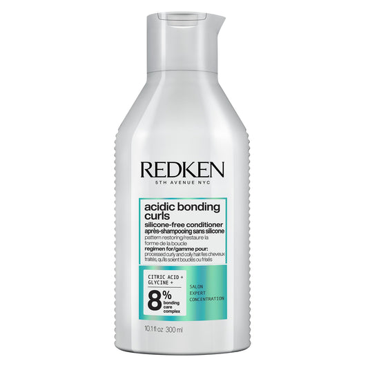 Redken Acidic Bonding Curls Silicone-Free Conditioner | For Coily and Curly Hair | Build Bonds and Repair Curl Strength | With Curl-Bond Technology