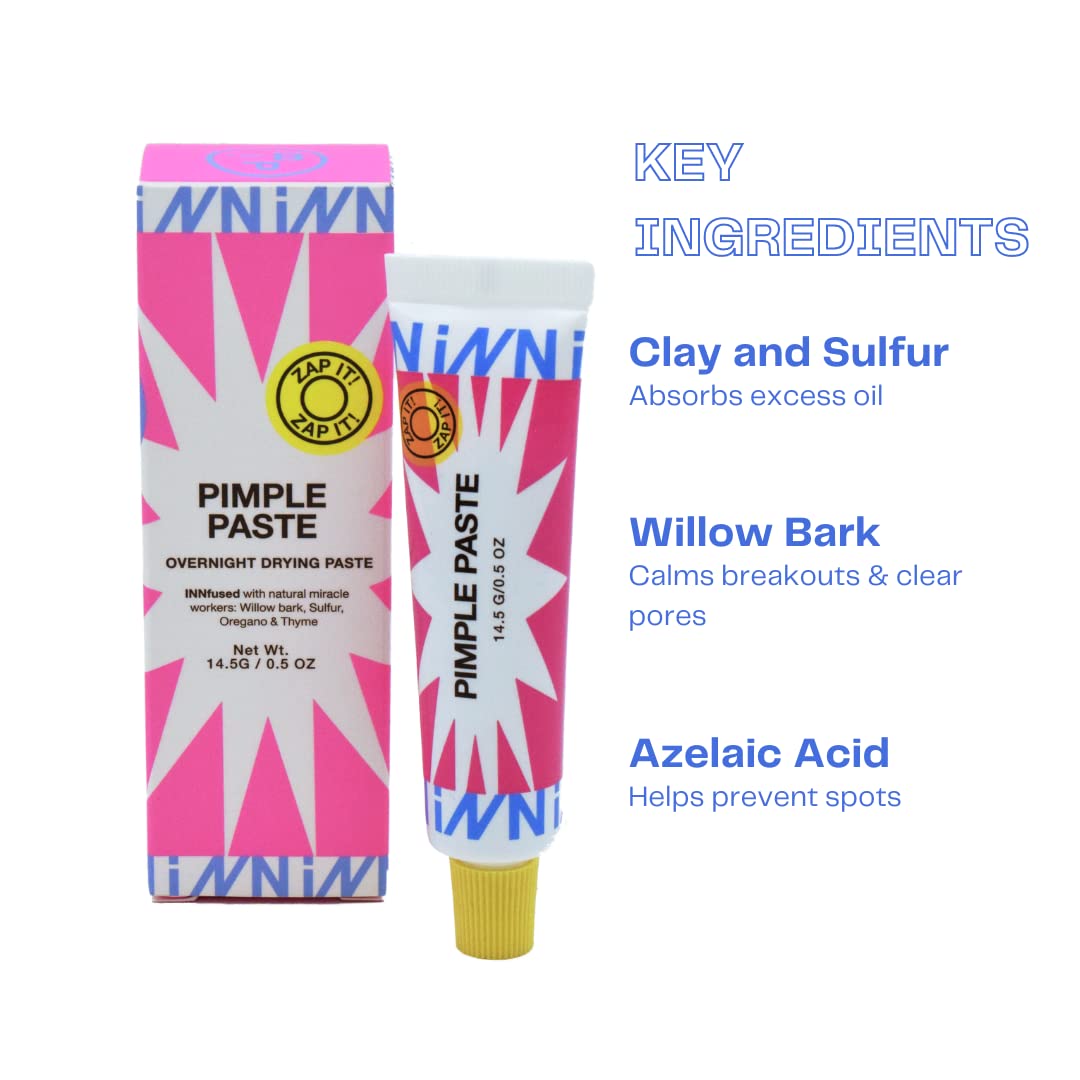 iNNBEAUTY PROJECT Pimple Paste Overnight Blemish Drying Paste 0.2 oz/ 8 mL
