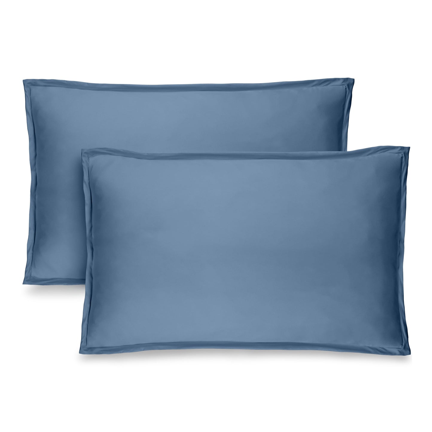 Bare Home Queen Pillow Sham Covers - Set of 2 - Premium 1800 Ultra-Soft Microfiber - Double Brushed - Bed Pillow Shams - Pillows Not Included (Set of