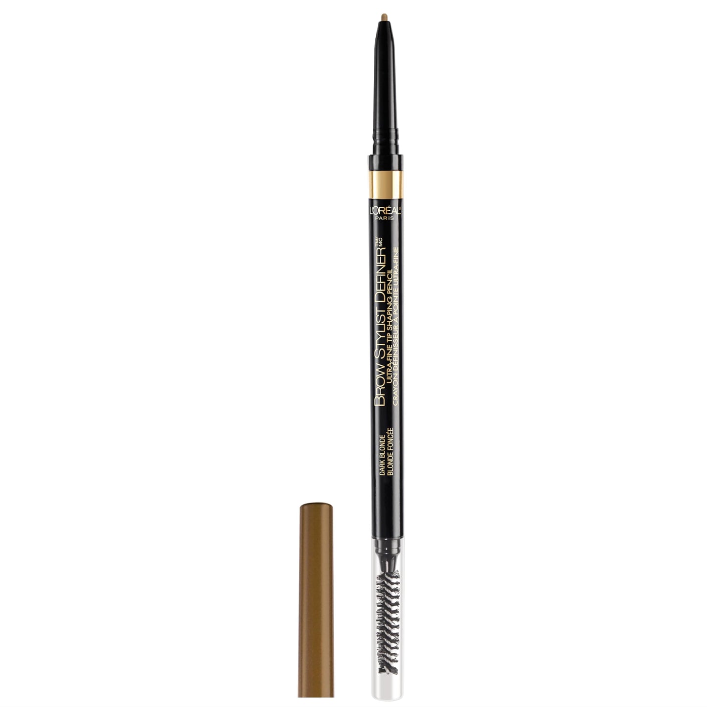 L'Oreal Paris Makeup Brow Stylist Definer Waterproof Eyebrow Pencil, Ultra-Fine Mechanical Pencil, Draws Tiny Brow Hairs and Fills in Sparse Areas
