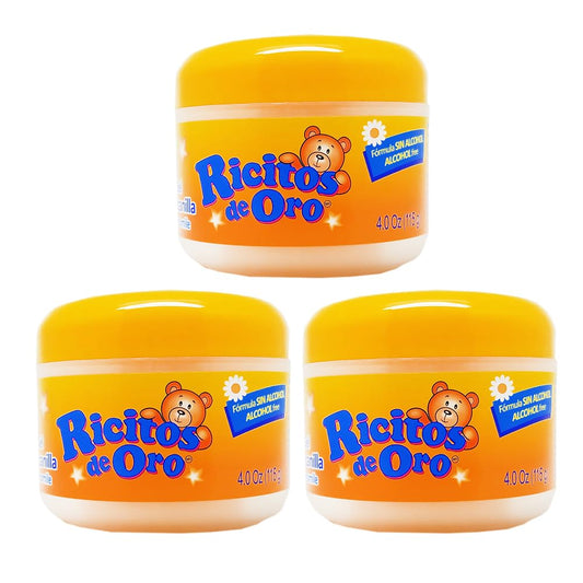 Ricitos de Oro Chamomile Hair Gel -Preserves Natural Color, Non-Greasy, Alcohol Free, Hypoallergenic, Tear-Free, Gentle Daily Use - Baby, Kids Hair