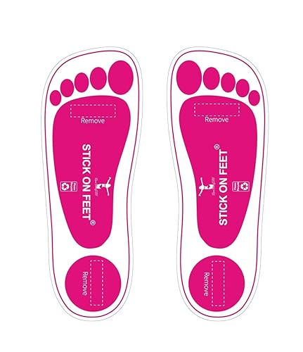 STICKONFEET Premium Feet Pads for Spray Tanning - Disposable Spray Tan Feet Pads - Hygienic and Easy-to-Use Foot Protectors Designed for Salons