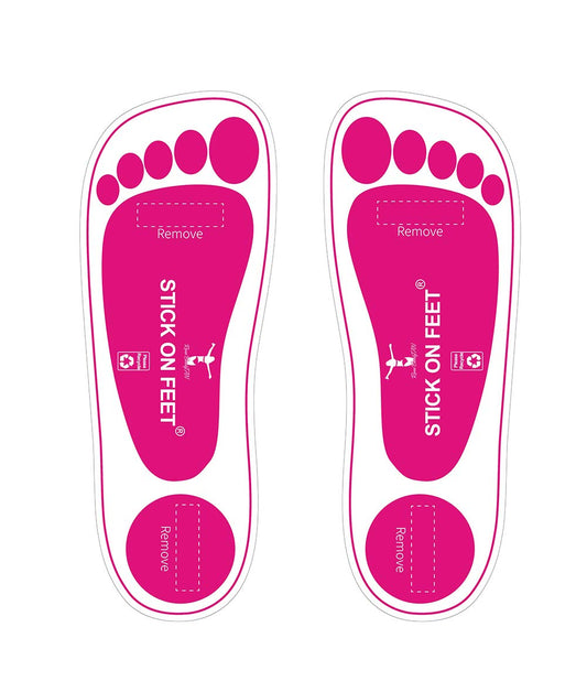 STICKONFEET Premium Feet Pads for Spray Tanning - Disposable Spray Tan Feet Pads - Hygienic and Easy-to-Use Foot Protectors Designed for Salons
