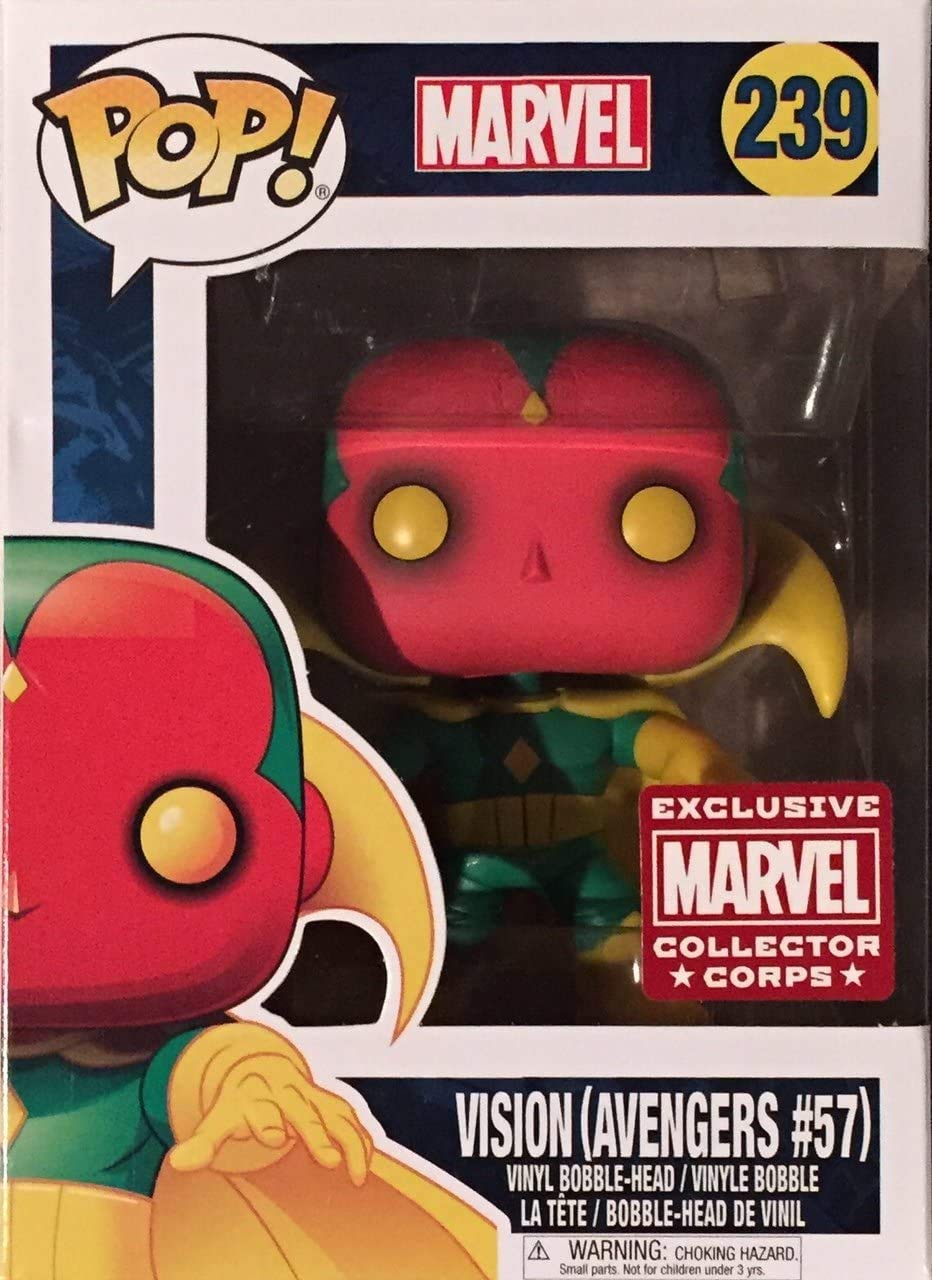 Funko Pop Vinyl Marvel Vision Avengers #57 Bobblehead Figure 239