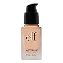 e.l.f. Flawless Satin Foundation, Lightweight & Medium Coverage, Semi-Matte Finish, Vegan & Cruelty-Free, Suede, 0.68 Fl Oz (20mL)