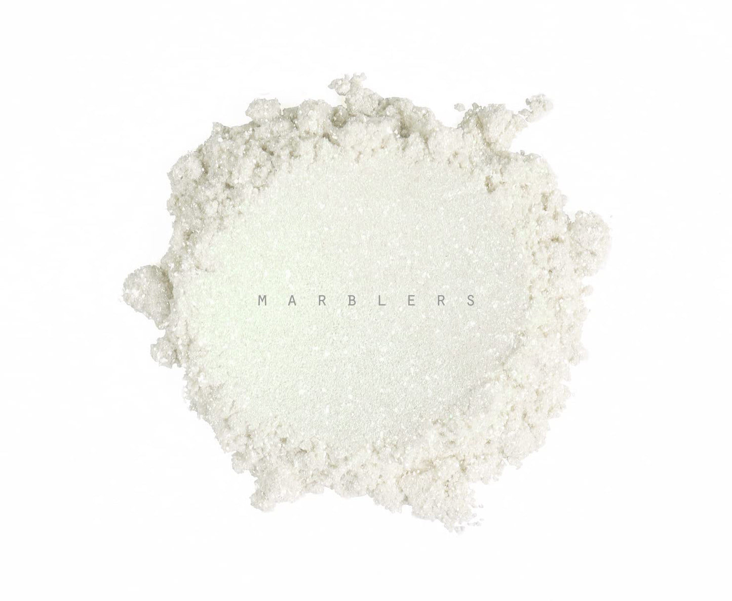 MARBLERS Glitter Mica Powder [Snow Prism] 0.14oz (4g) | Glitter Mica | Highly Pigmented | Non-Toxic, Vegan, Cruelty-Free | Eyeshadow, Body Butter