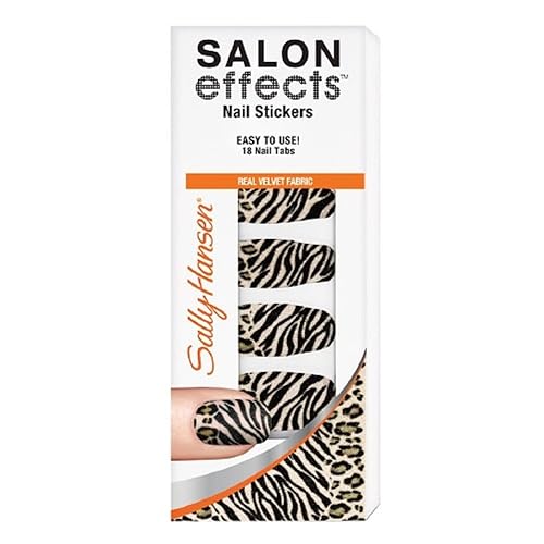 Sally Hansen Salon Effects Couture Nail Stickers, Faux Real, 18 Count