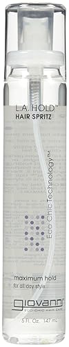 Giovanni LA Hold Hair Spritz - Strong Hold Hair Spray for Women & Men, Hairspray Extra Hold, Hair Setting Spray for Shine, Volume & Control