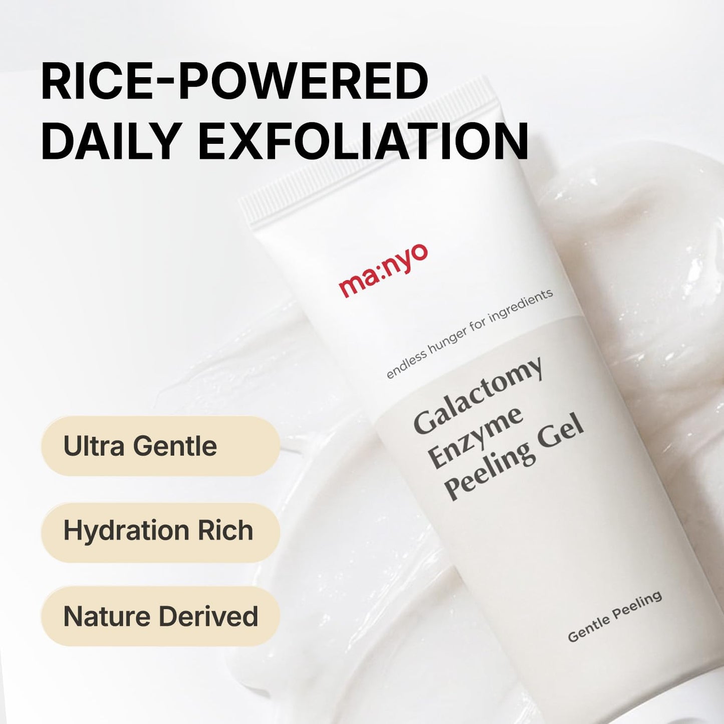 MANYO Galactomy Enzyme Peeling Gel, Face and Body Scrub, Dead Skin Remover, Blackhead Remover, Korean Exfoliating Gel, Korean Skin Care, 2.5fl oz Beauty and Personal Care ma:nyo