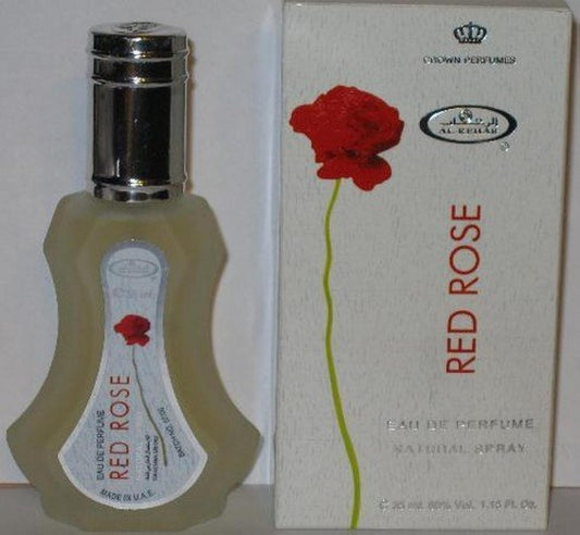 Red Rose - Eau De Perfume Natural Spray - 35 ml (1.15 fl. oz) by Al-Rehab- 6 pack Beauty & Personal Care Al-Rehab