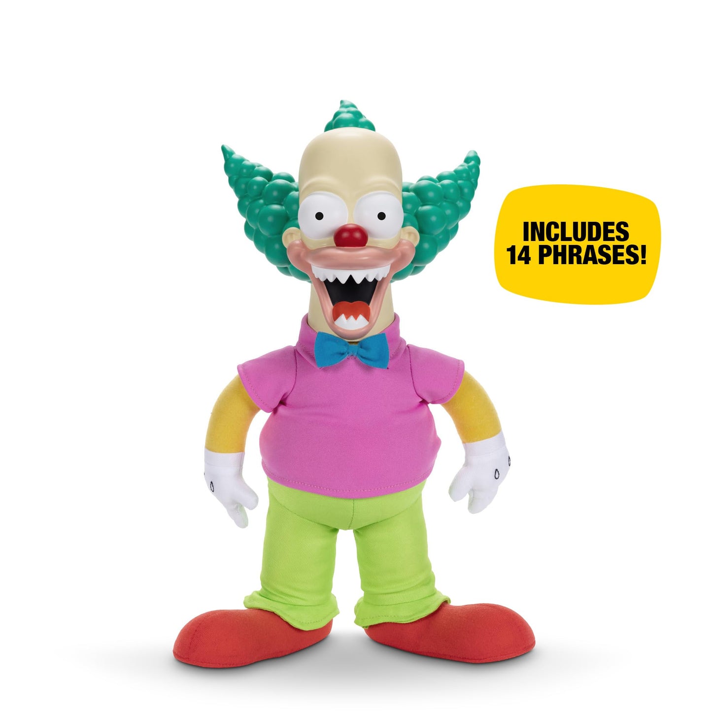 Disney The Simpsons Talking Krusty Doll Plush, 16-Inches Tall Good and Evil Krusty Pull String Doll Toy, from The Classic Treehouse of Horror III…