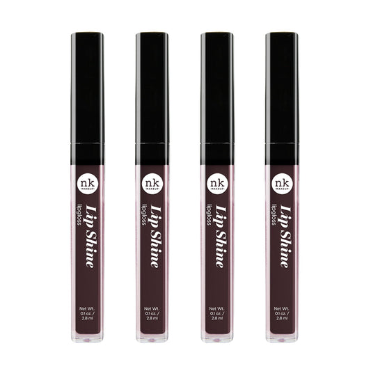 NICKA K NEW YORK Lip Shine, Cosmetics, vibrant colors, bright colors, shining lips, lip shine, long lasting (AMZ244) Beauty & Personal Care NICKA K NEW YORK