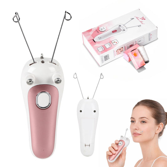 Electric Body Hair Removal,Thread Hair Removal Defeatherer Cotton Thread Epilator,Rechargeable for Epilators Threading-Epilator Epilator for Lady Beauty and Personal Care TARSHYRY