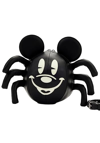 Loungefly Stitch Shoppe X Disney Mickey Glow Spider Crossbody Bag - Rave Festival Fashion Cosplay Disneybound Cute Backpacks