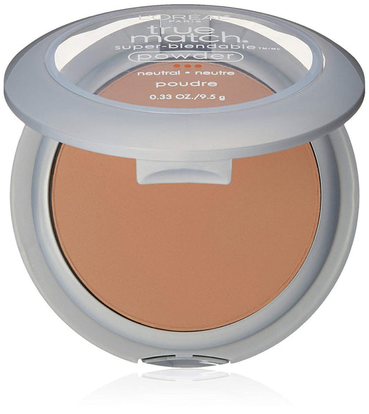 L'Oreal True Match Super-Blendable Powder, True Beige [N5] 0.33 oz (Pack of 2)