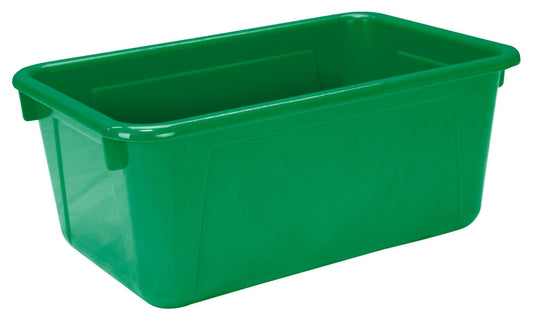 School Smart Tote Tray, 12 x 8 x 5 in, Green