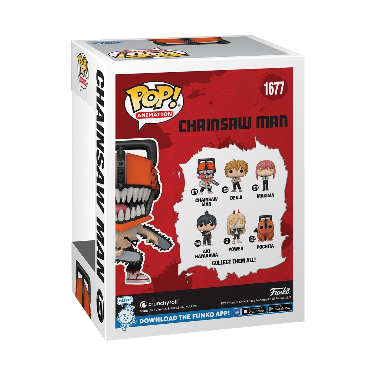 Funko POP! Animation - CSM - Chainsaw Man - 1/6 Odds for Rare Chase Variant - Bloody - Collectable Vinyl Figure - Gift Idea - Official Merchandise…