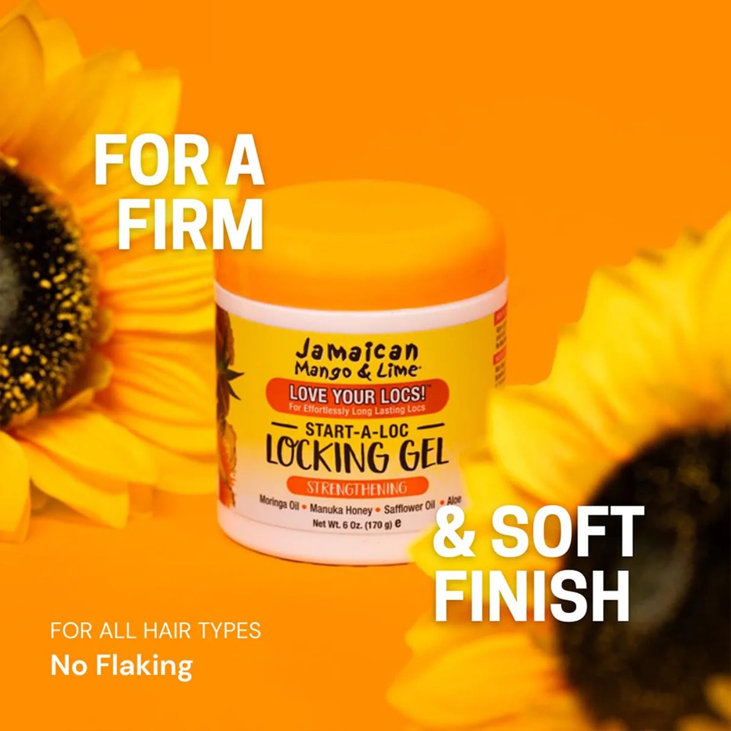 Jamaican Mango & Lime Love Your Locs Start-A-Loc Gel - Extra Hold & Shine for Locs, Twists & Braids - Long-Lasting Styling for Natural Hair