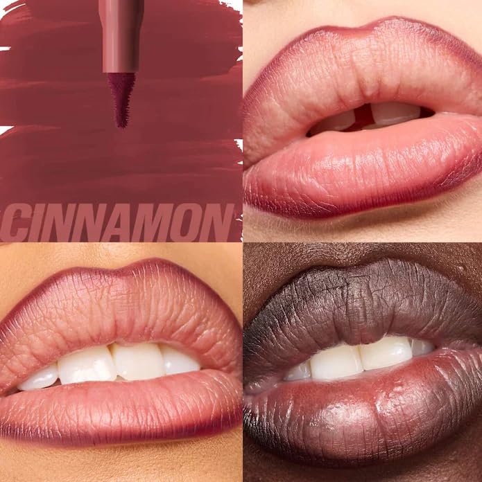 Huda Lip Contour Stain Lip Tint- Cinnamon (brick brown) .03 Fl Oz