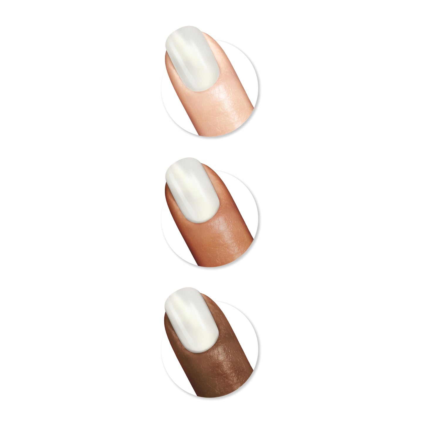 Sally Hansen Color Therapy Nail Polish | Biotin, Argan Oil, Long Lasting, Healthy Nails, Nail Strengthener, Sheer | 111 Fluer-t | Light Ivory