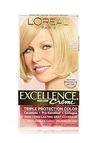 L’Oreal ParisExc H/C Nat Bld #9 R Size 1ct Excellence Creme Hair Color Light Natural Blonde #9