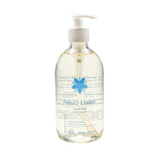 Provence Sante Natural Liquid Soap - Moisturizing Almond Oil Hand Soap with Fresh Linden Blossom Scent - Elegant Pump Dispenser for Kitchen & Bath Beauty & Personal Care Provence Sante