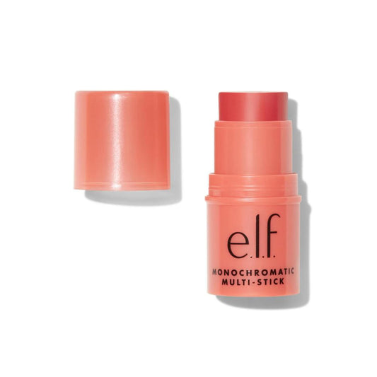 e.l.f. Monochromatic Multi Stick, Travel-Sized Luxuriously Creamy & Blendable Color For Eyes, Lips & Cheeks, Vegan & Cruelty-Free, Glimmering Guava Beauty & Personal Care e.l.f.