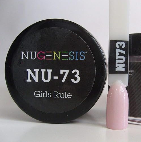 NuGenesis Nail Dipping Powder Color 1.5oz/43g Jar - (NU73 Girls Rule) Beauty & Personal Care Nugenesis